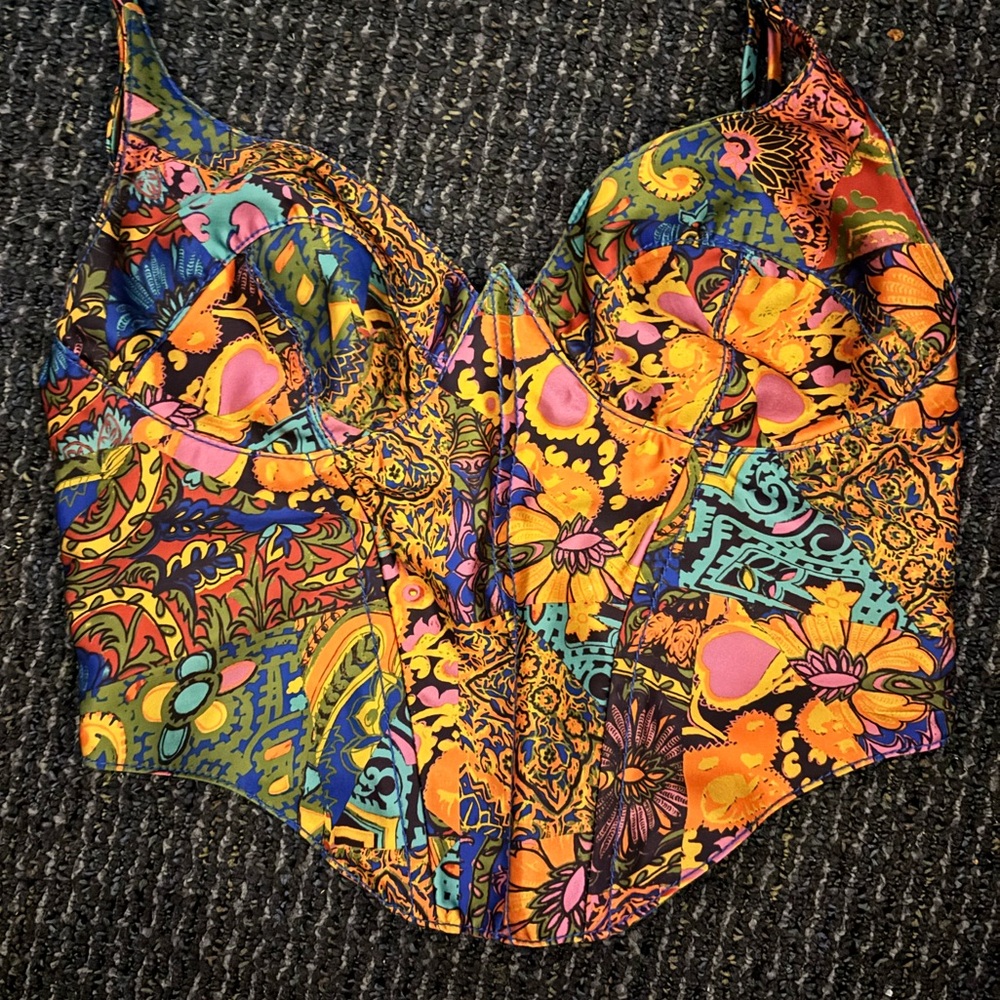 Urban outfitters colorful corset